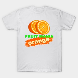 FRUIT-MANIA,-ORANGE T-Shirt